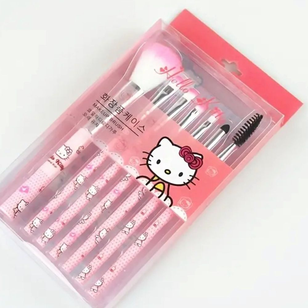 Sanrio Import Hello Kitty Makeup Brush Set